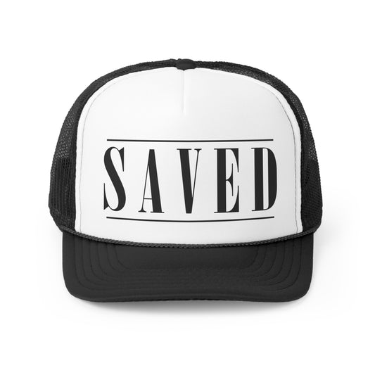 SAVED | Good God Good Grace | Mesh Cap | Trucker Hat | Christian Apparel