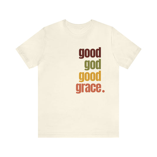 Good God Good Grace | Women's T-Shirt | Retro | Christian Apparel