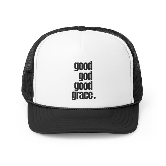 Good God Good Grace | Mesh Cap | Trucker Hat | Christian Apparel | Logo