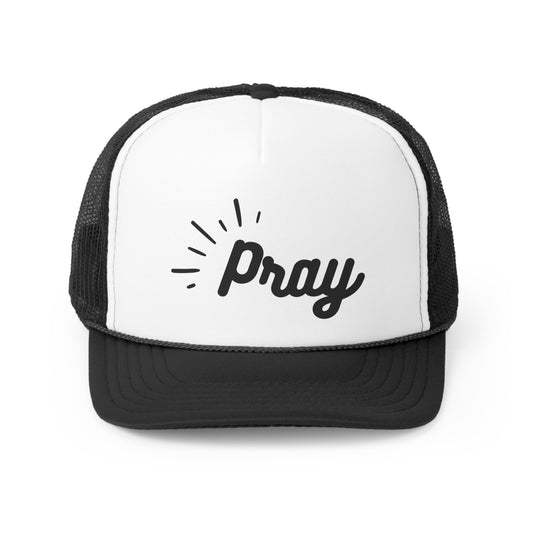 Pray | Good God Good Grace | Mesh Cap | Trucker Hat | Christian Apparel
