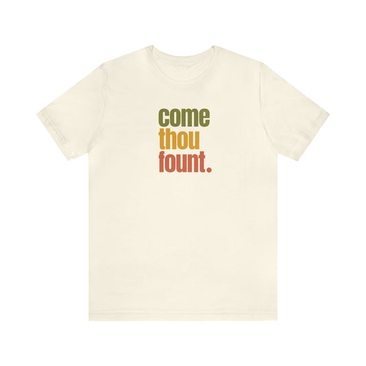 Come Thou Fount | Good God Good Grace | Hymn | Women's T-Shirt | Christian Apparel